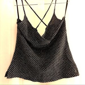 💰4/$25 Hot Kiss Metallic Spaghetti Strap Top